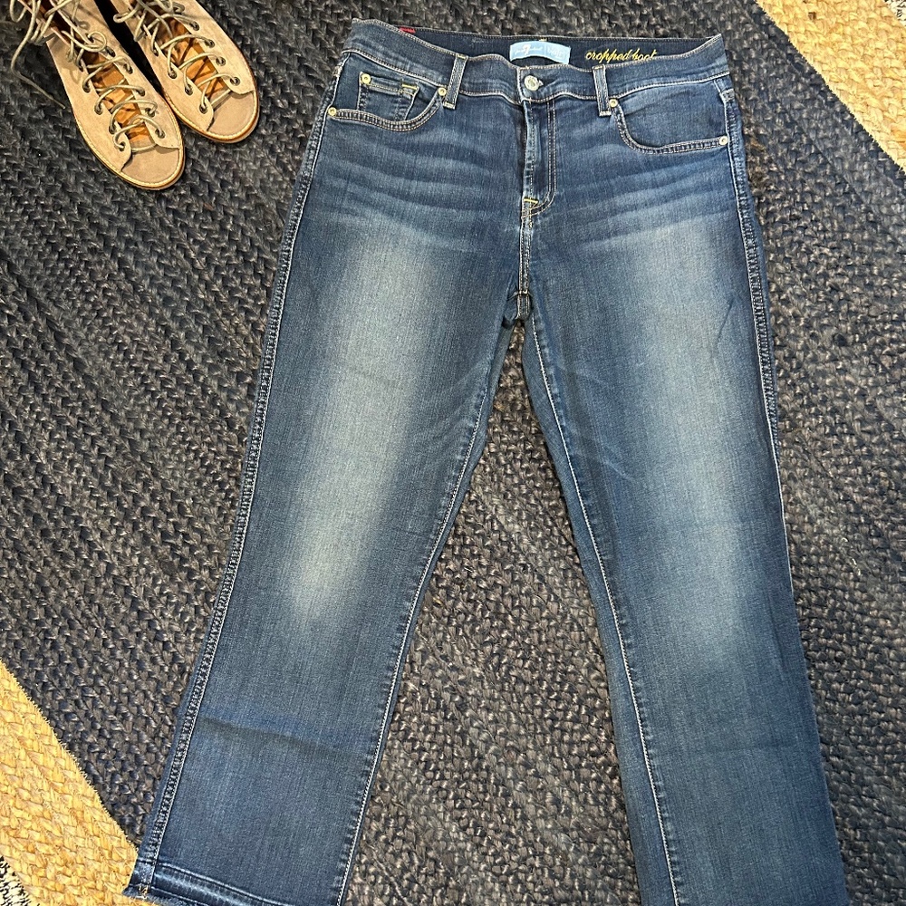 7 for all Mankind Cropped Boot B(air) size 29